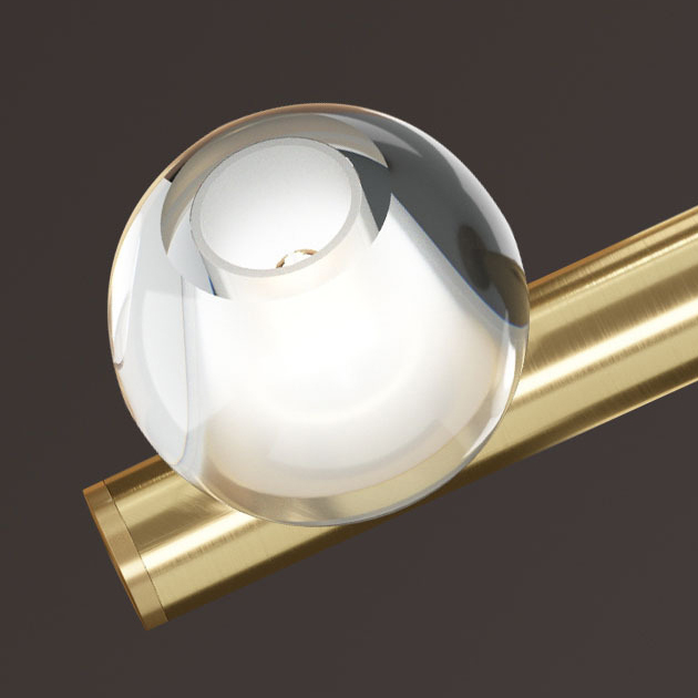 Торшер ILIANA FL Brass by ImperiumLoft