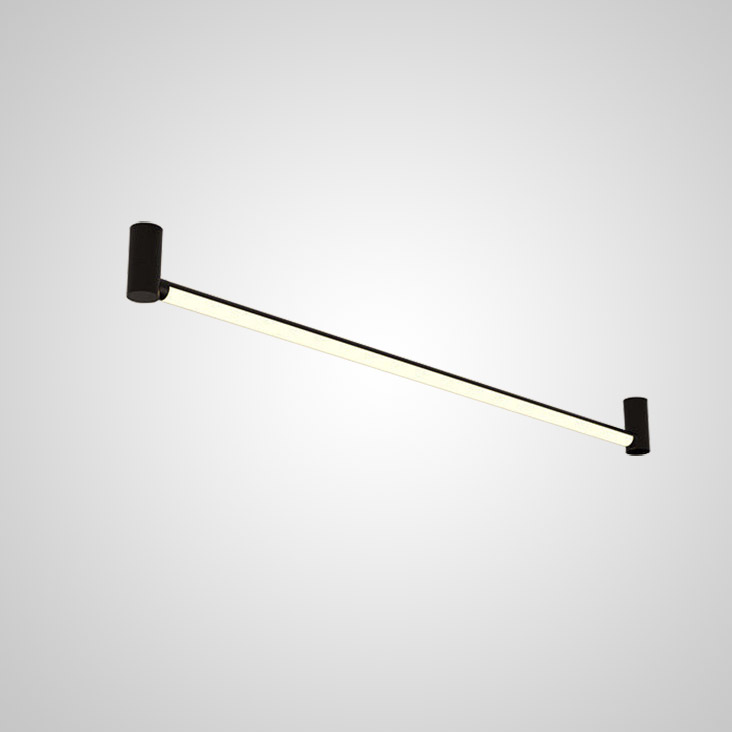 Полоточный светильник SIRRA Black L120 4000K by ImperiumLoft