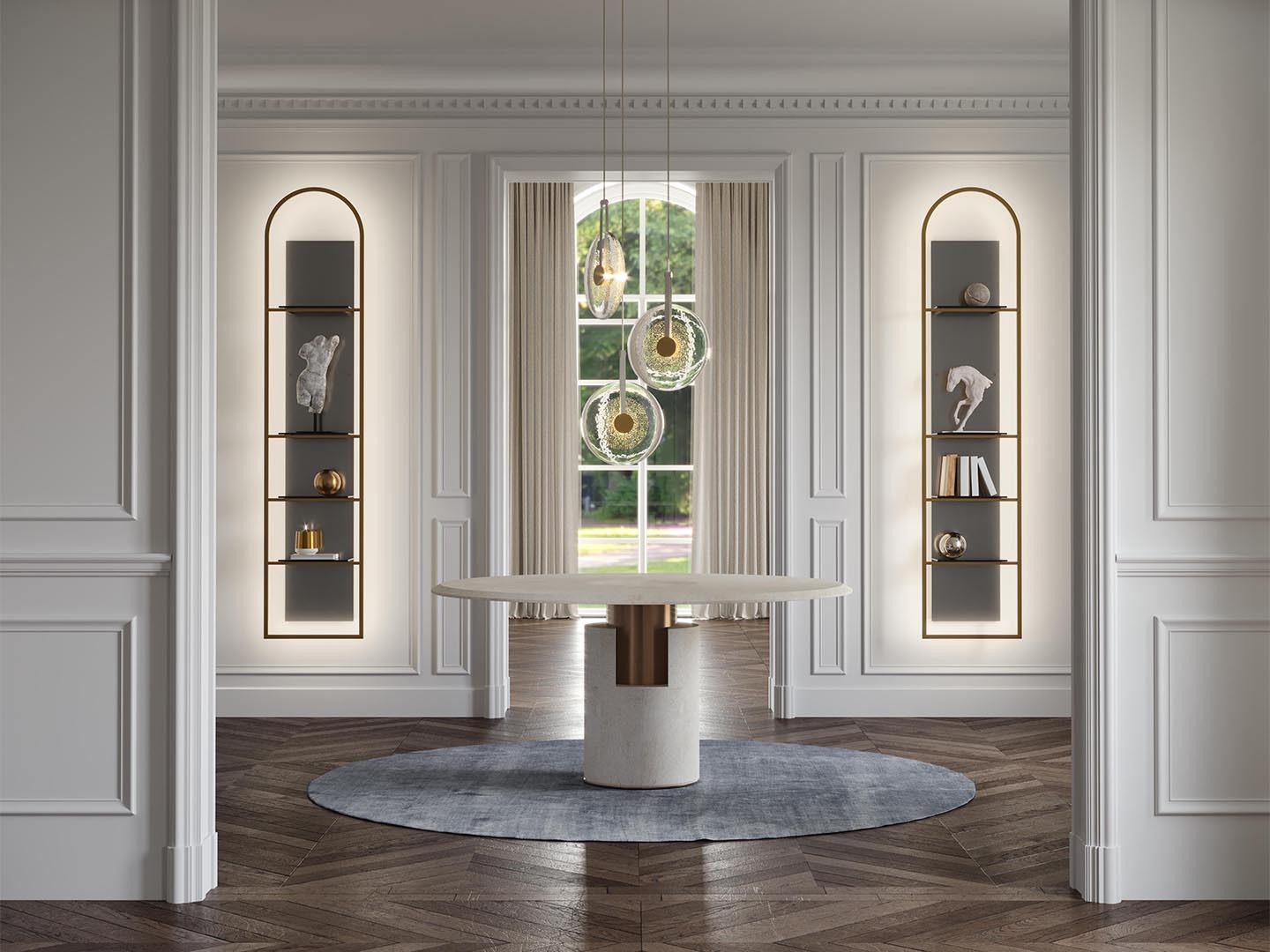 Стол Paolo Castelli Alba Round TAV.ALBA.311