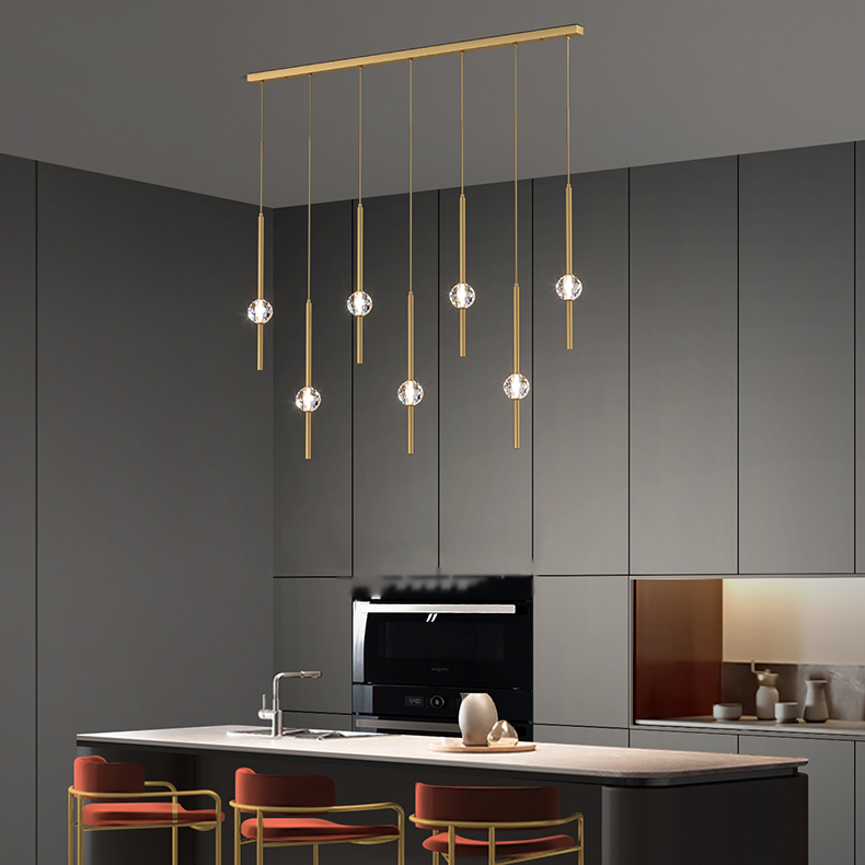 Подвесной светильник SOCRATES COMBO L118 Brass by ImperiumLoft