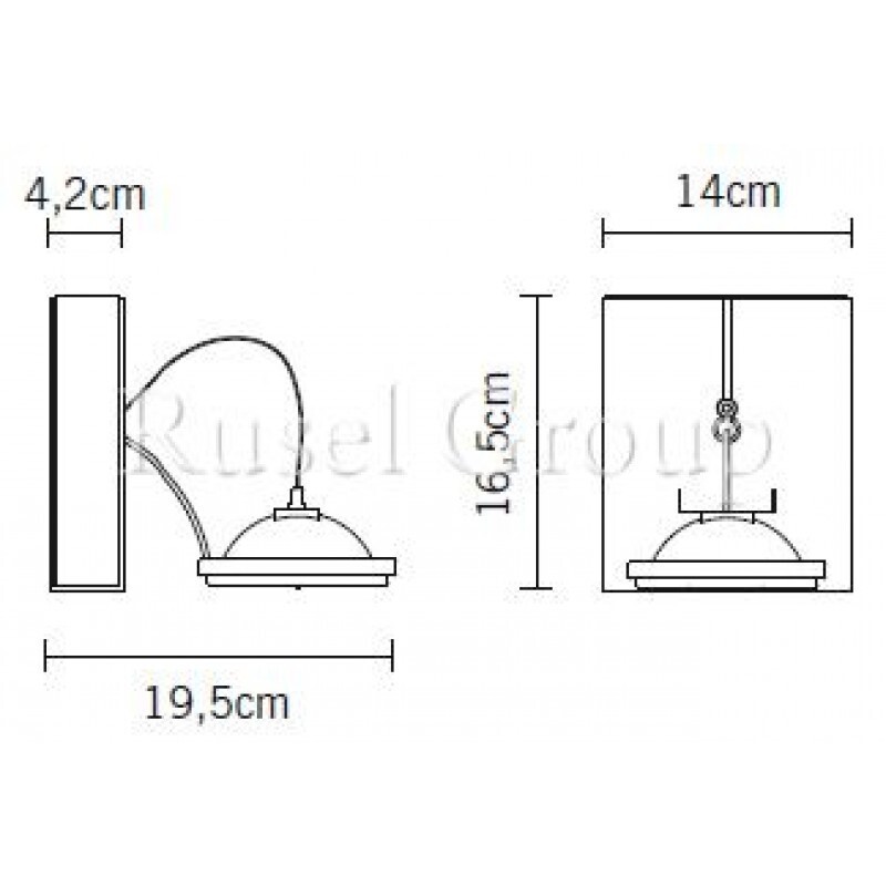 Настенно-потолочный светильник Fabbian Book D85 G07 01