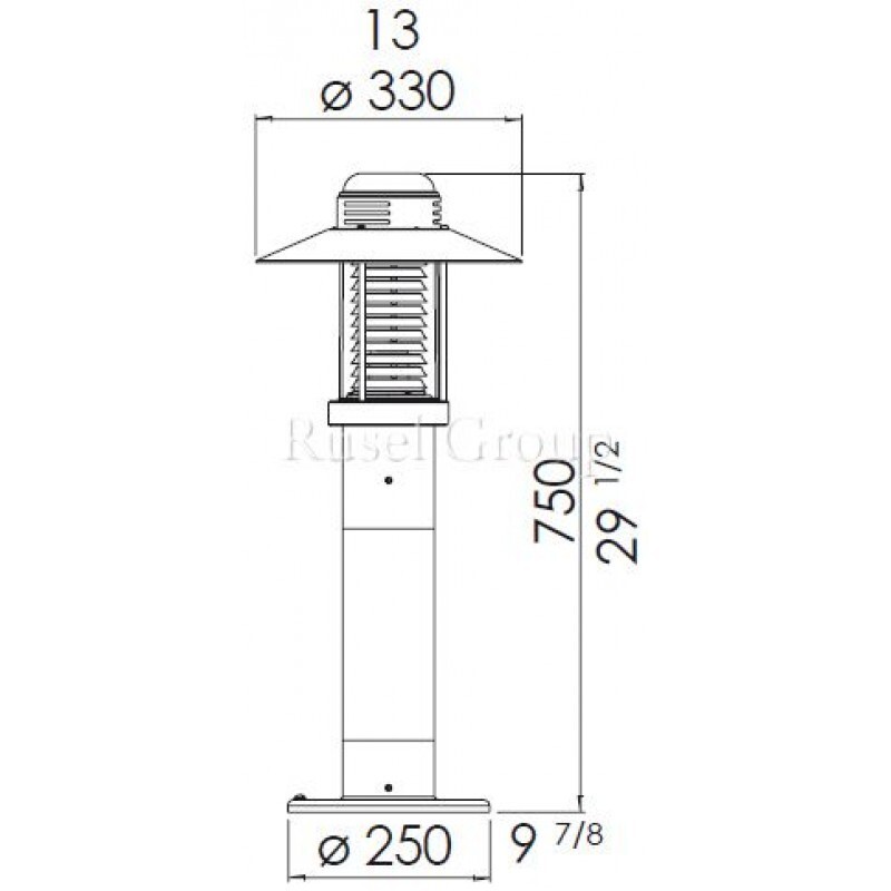 Уличный светильник Kolarz FUTURA WOOD 95003W