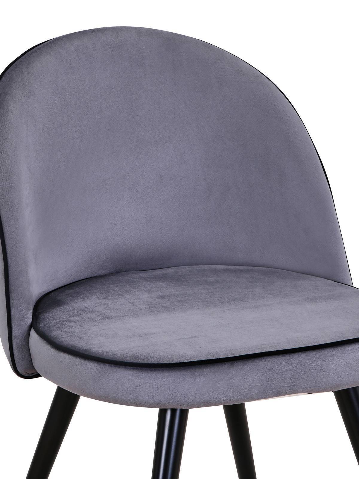 Стул Gabi LUX велюр серый Stool Group