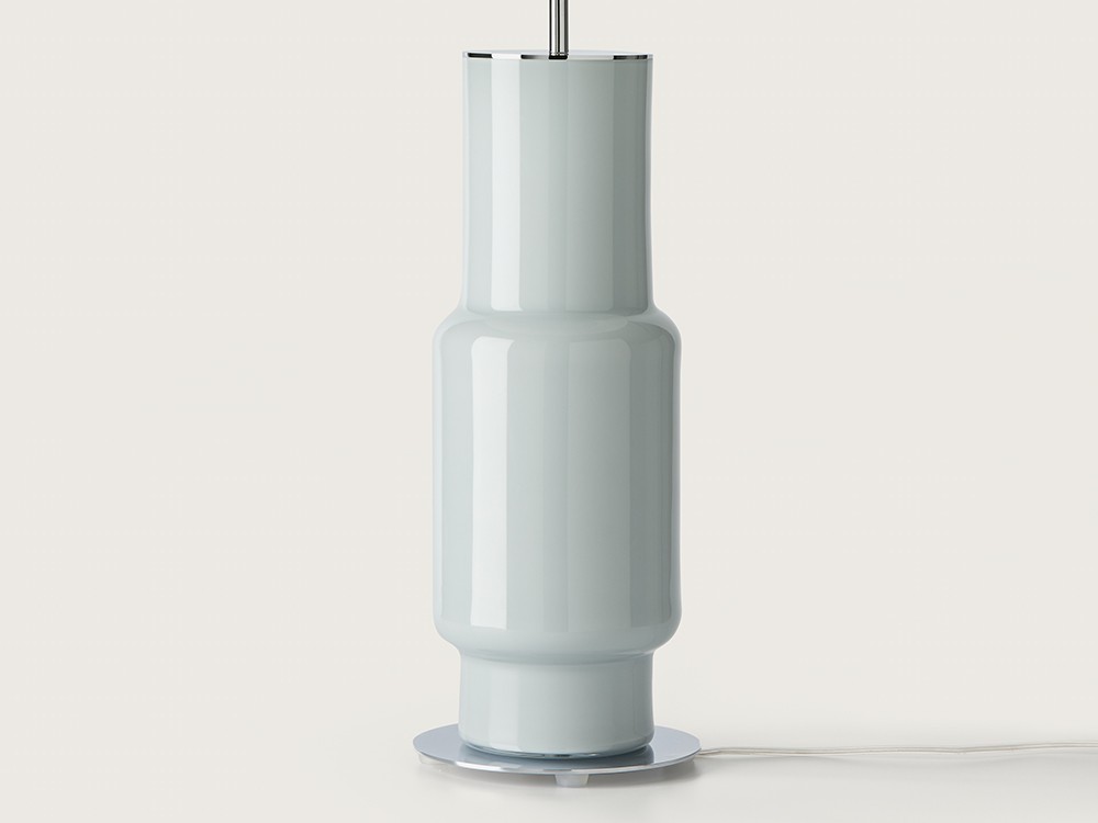 Настольная лампа Noa хромированный металл + белый абажур 801011/41 Aromas del Campo