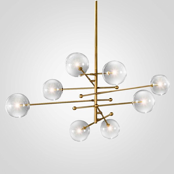 Подвесной светильник ImperiumLoft Globe Mobile 8 brass KG0835P-8 brass by ImperiumLoft
