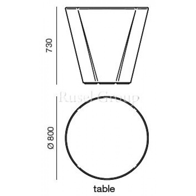 Столик Linea Light FLOWER TABLE 15051