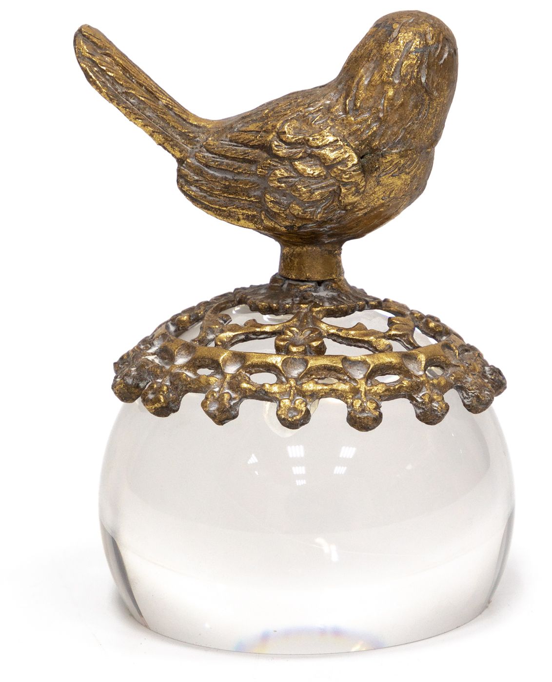 Фигурка Птичка на шаре Glasar 57-066