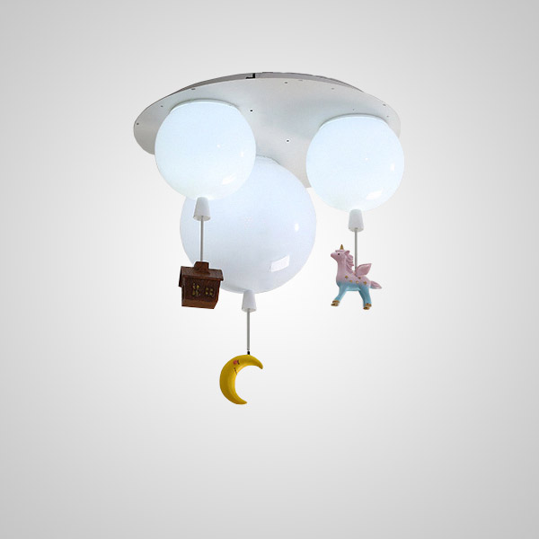 Потолочный светильник BLOW TRIO White by ImperiumLoft