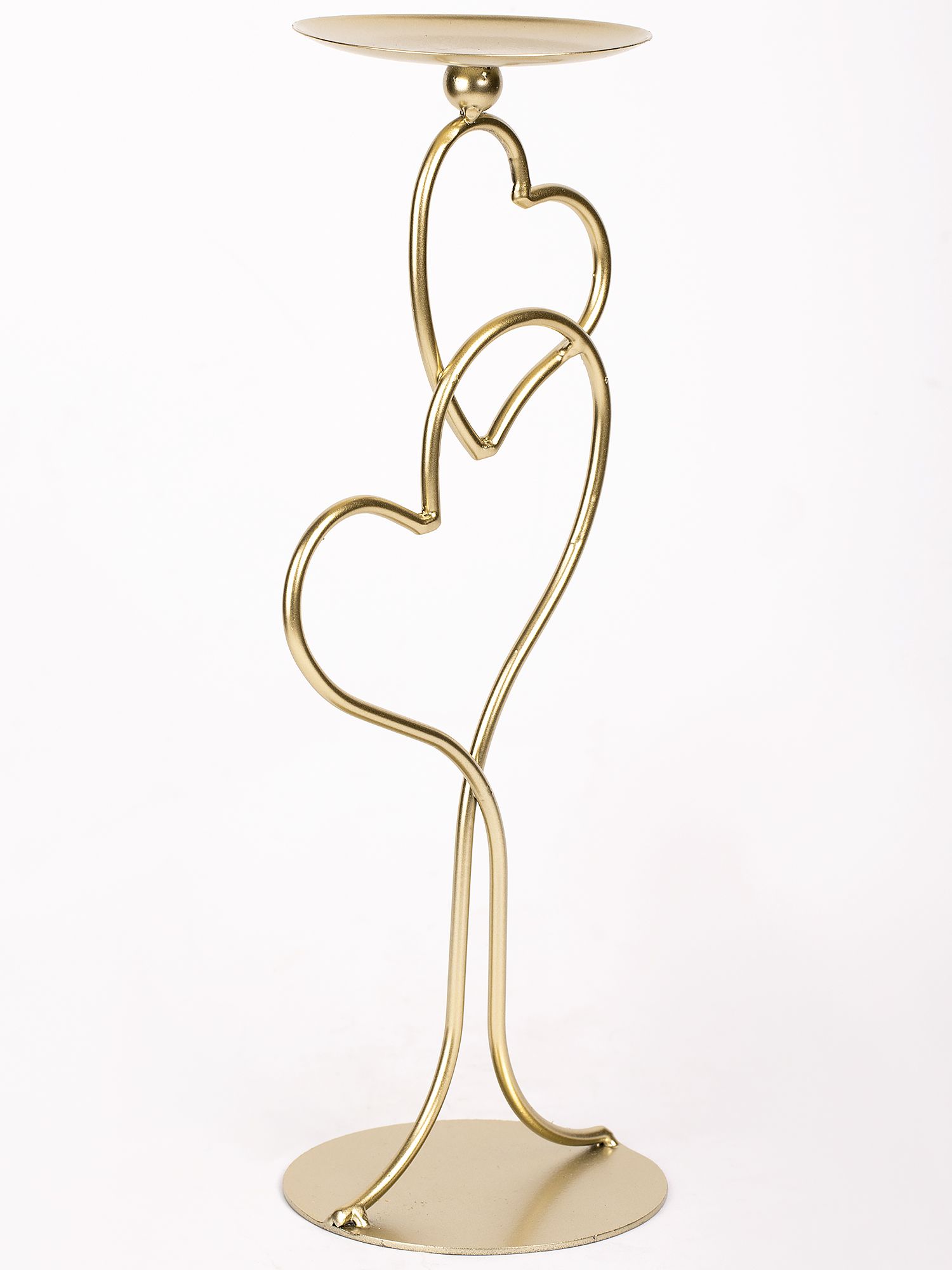 Подсвечник Два сердца Glasar 57-164