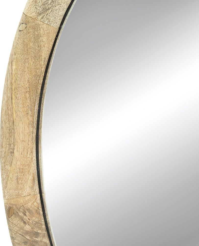 Зеркало из дерева манго Glasar 85820-NATU