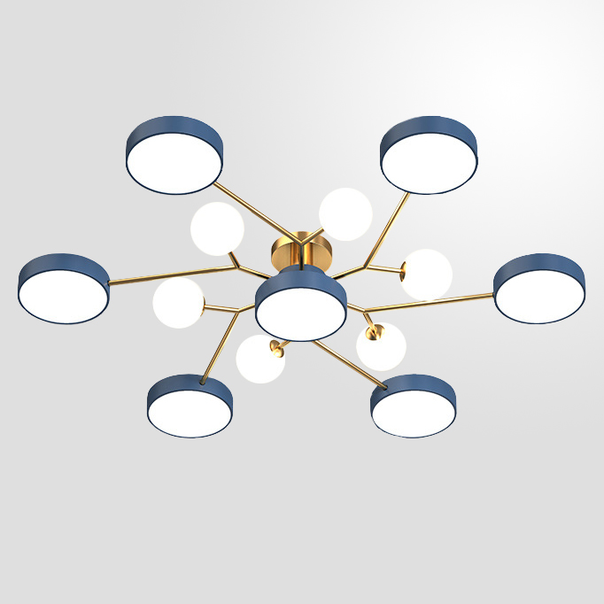 Потолочная люстра MARTA L13 Blue by ImperiumLoft