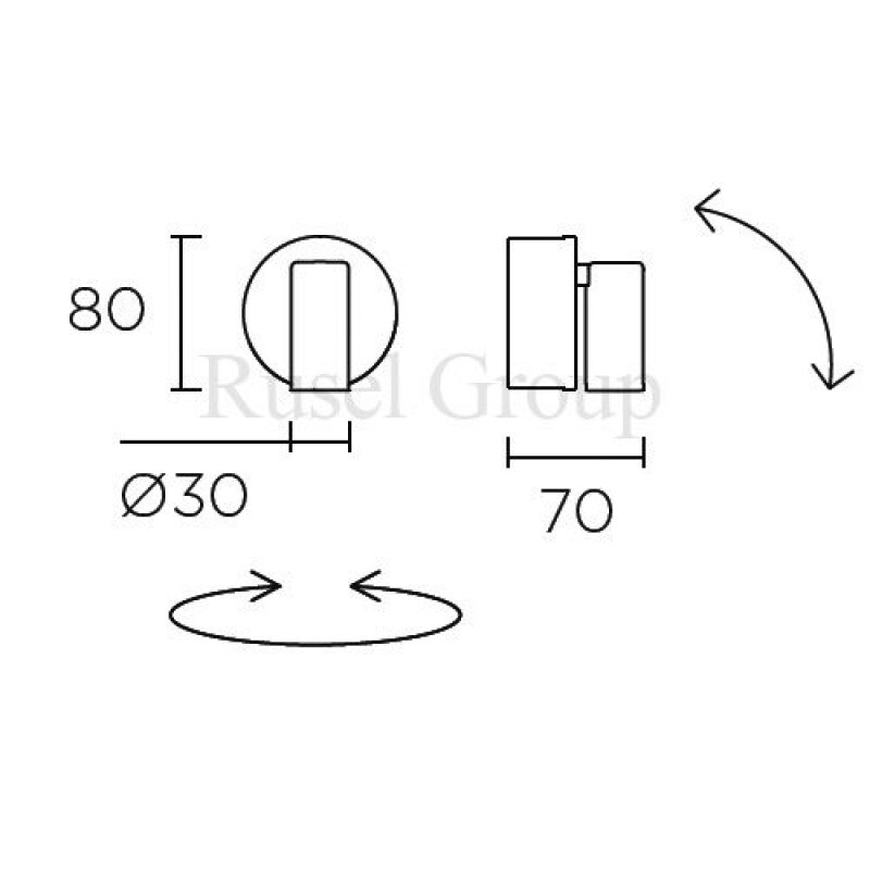 Встраиваемый светильник  Leds C4 IVY