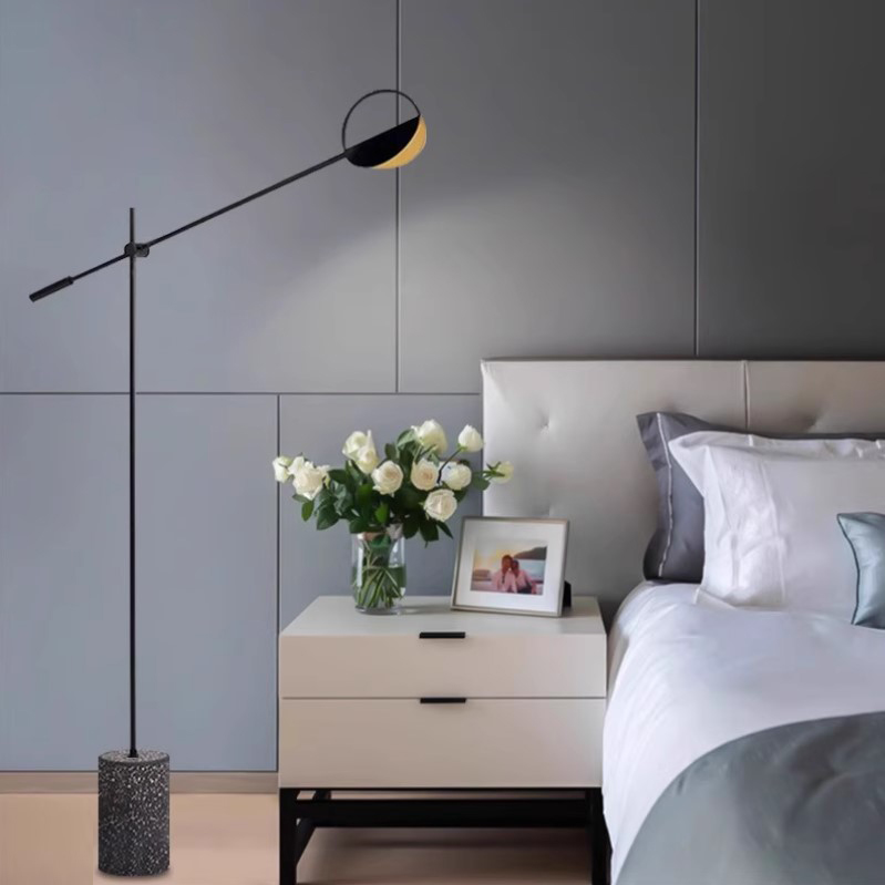 Торшер BERGHILD BLACK by ImperiumLoft