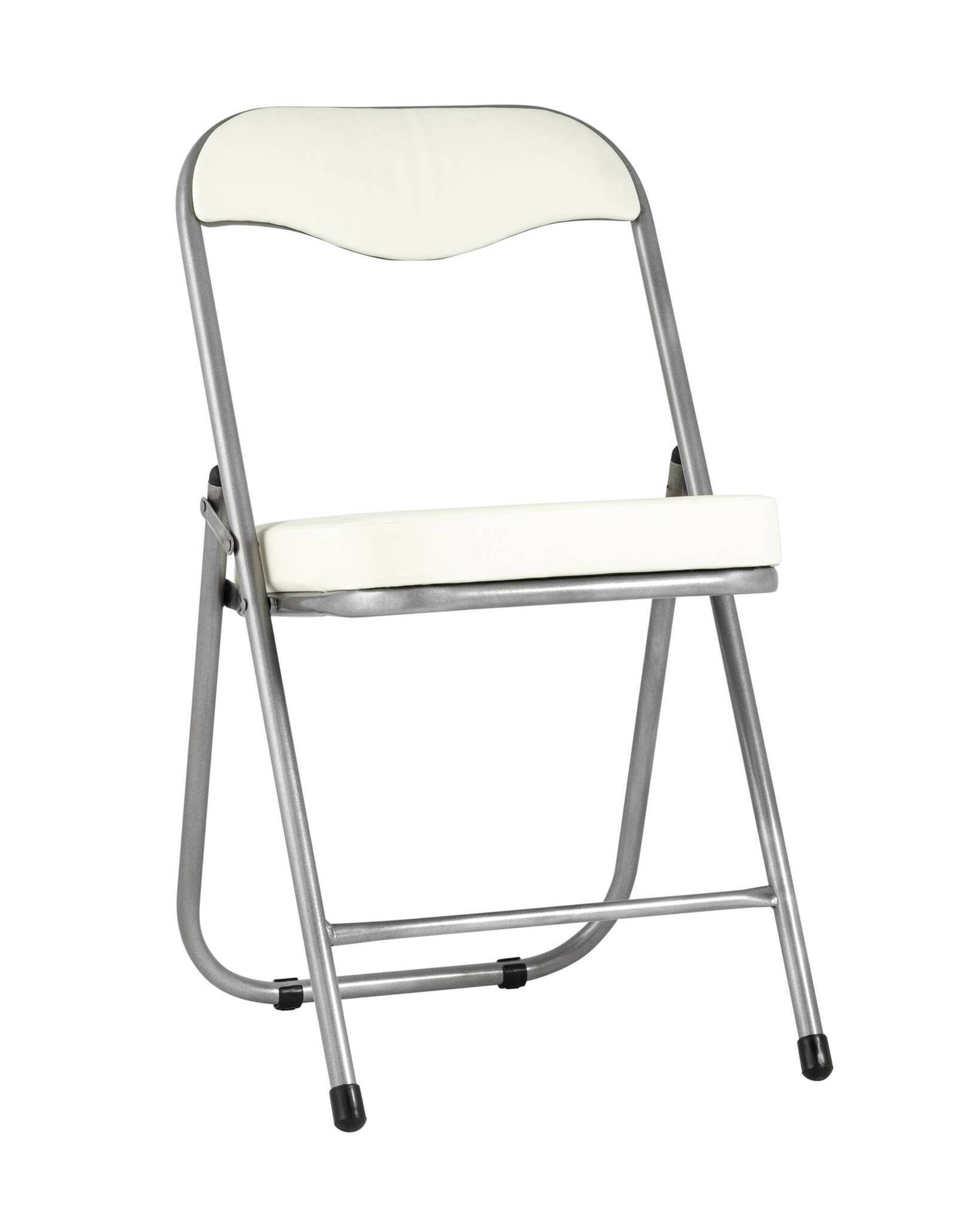 Стул складной ДЖОН металлик, слоновая кость Stool Group