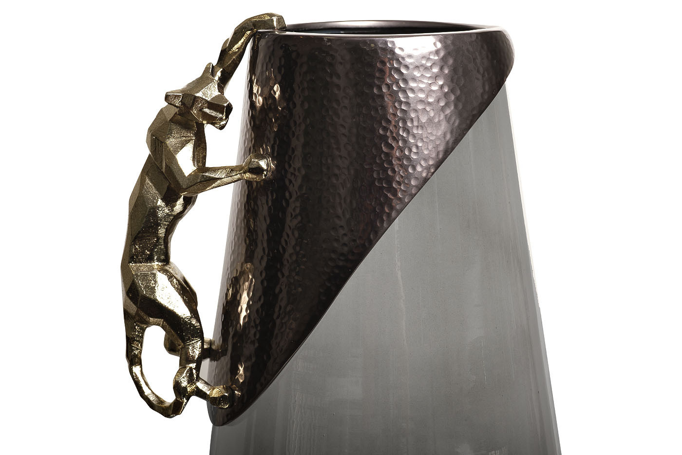 Ваза декоративная стеклянная "Ягуар" Garda Decor 69-120167