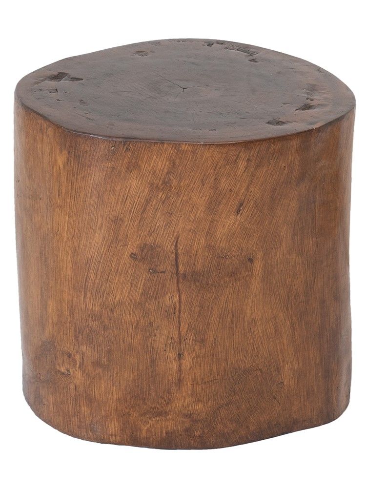 Столик акцентный из дерева суара Glasar 72311-NATU