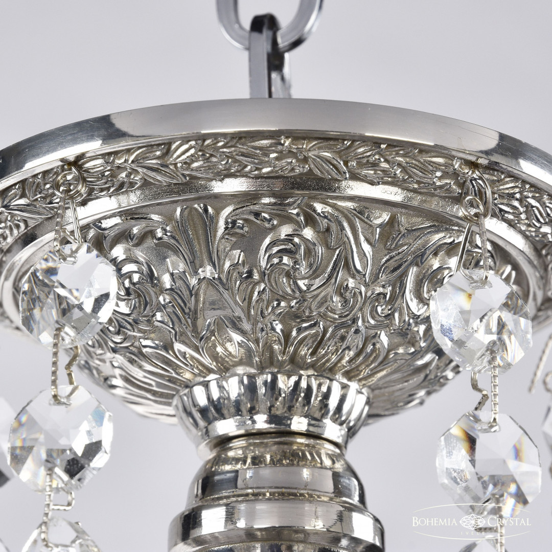 Люстра бронзовая с хрусталём 71102/5/125 A Ni