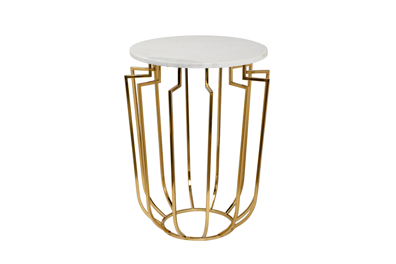 Столик журнальный с мраморной столешницей Garda Decor 79MAL-7072