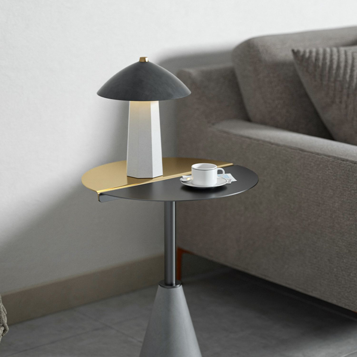 Настольная лампа ROMAR White by ImperiumLoft