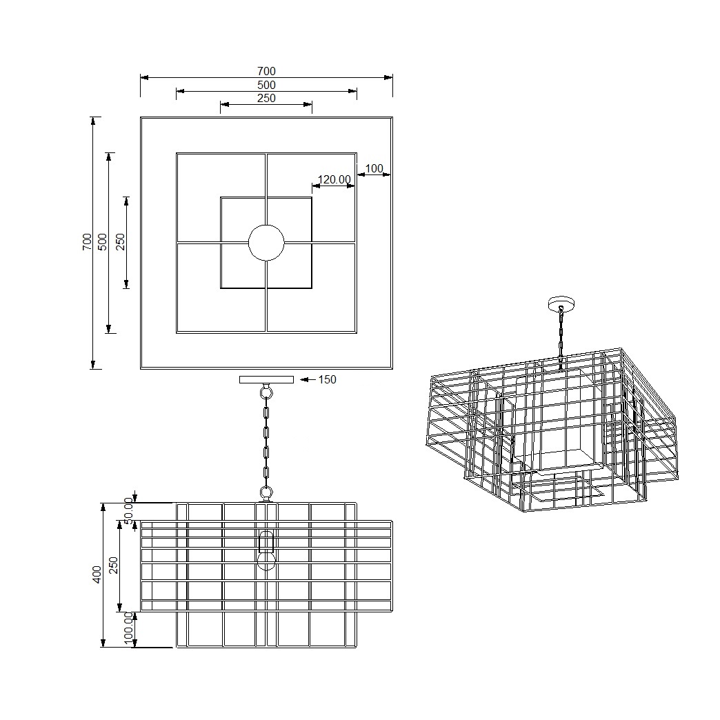 Люстра Resley by ImperiumLoft
