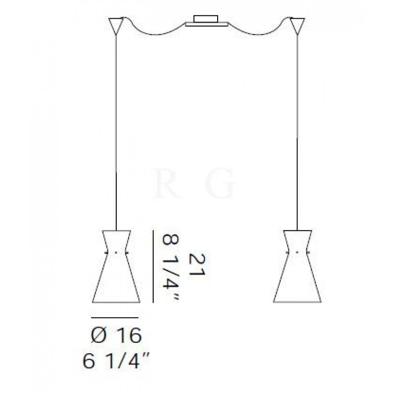 Подвесной светильник De Majo MEMORY S2PD SE