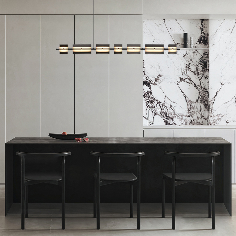 Подвесной светильник BRIAND LONG L168 Black by ImperiumLoft