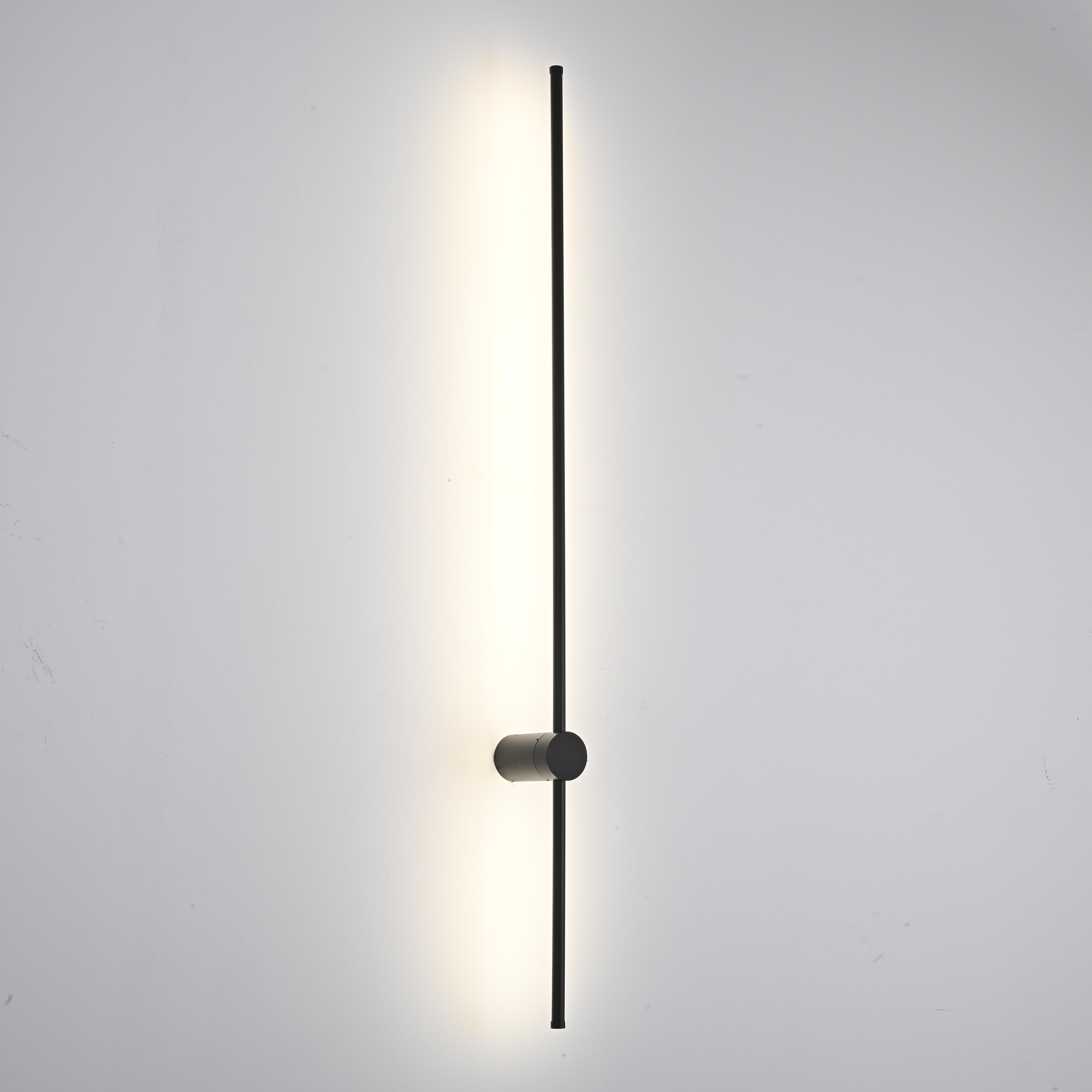 Настенный светильник Wall LINES L100 Black by ImperiumLoft