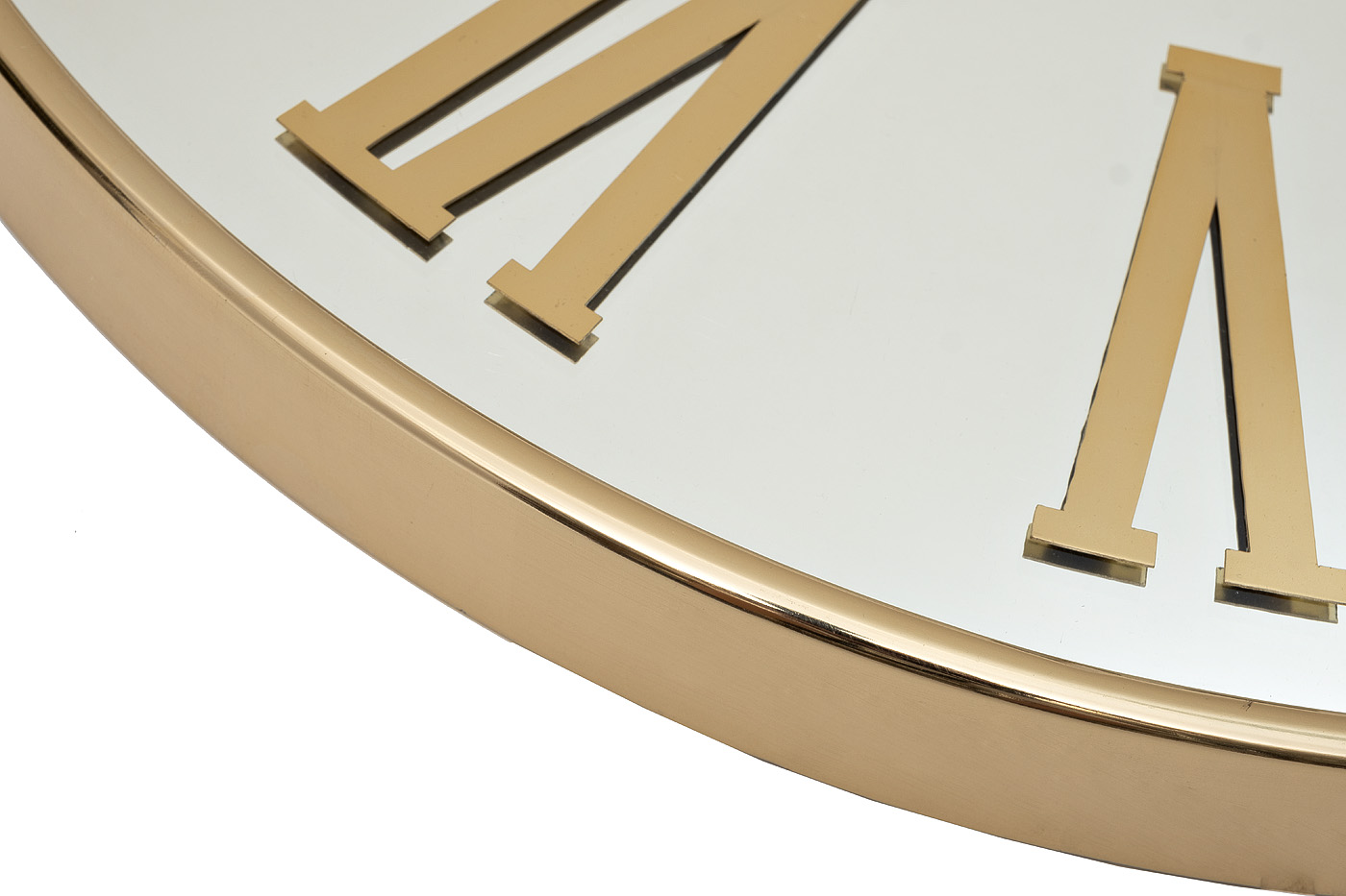 Часы настенные зеркальные золотые Garda Decor 79MAL-5844-60