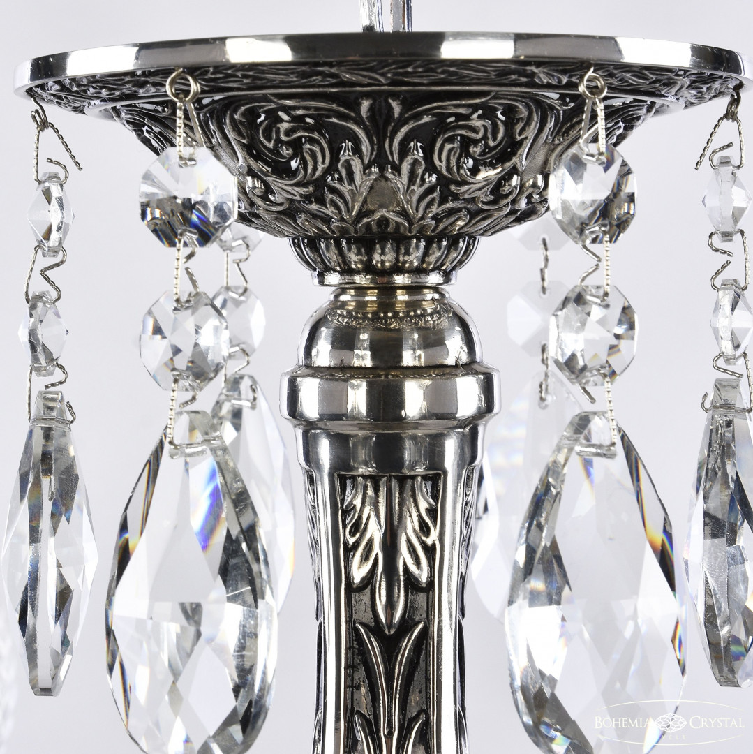 Люстра бронзовая с хрусталём 71101/6/175 B NB