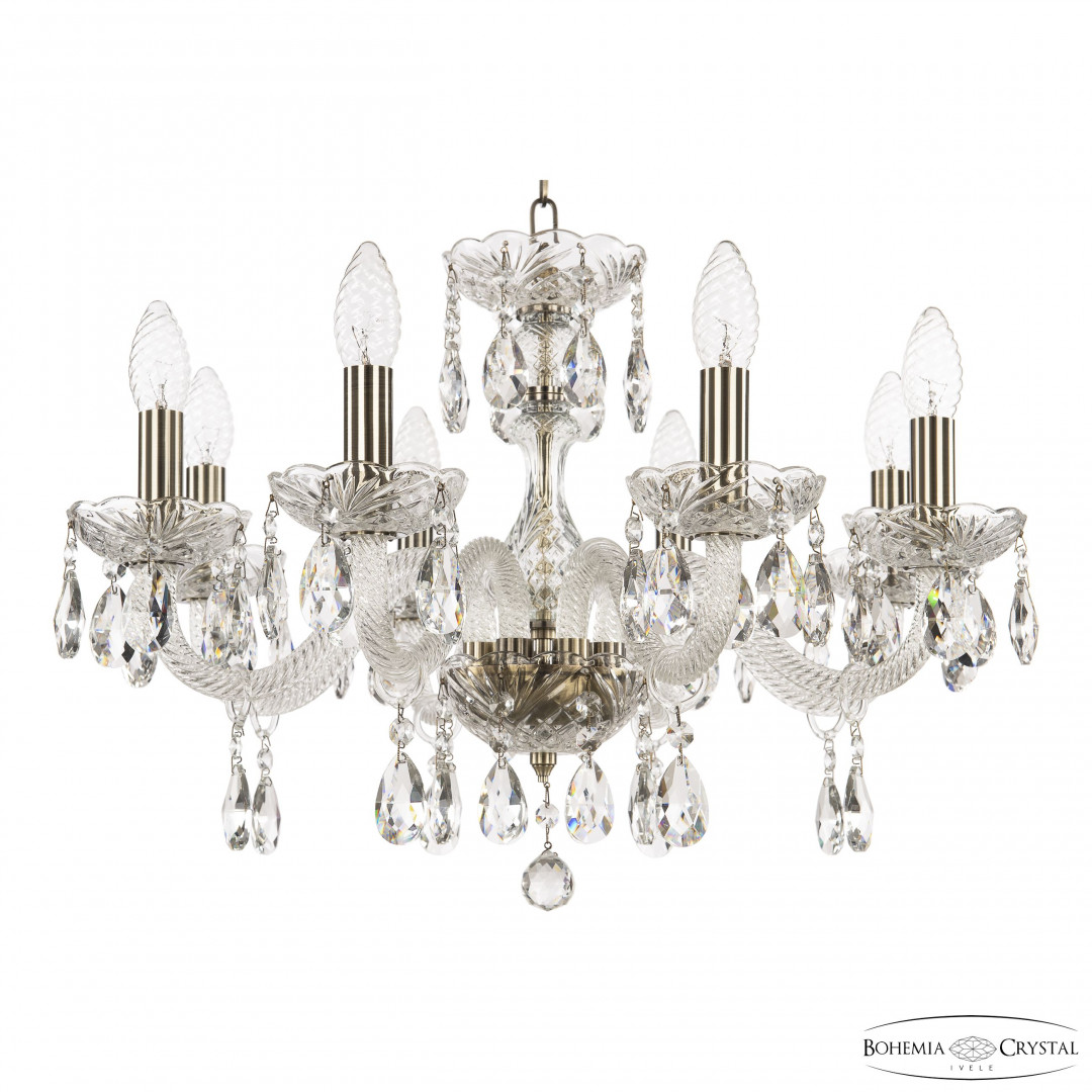 Люстра хрустальная 117/8/195 Pa Bohemia Ivele Crystal