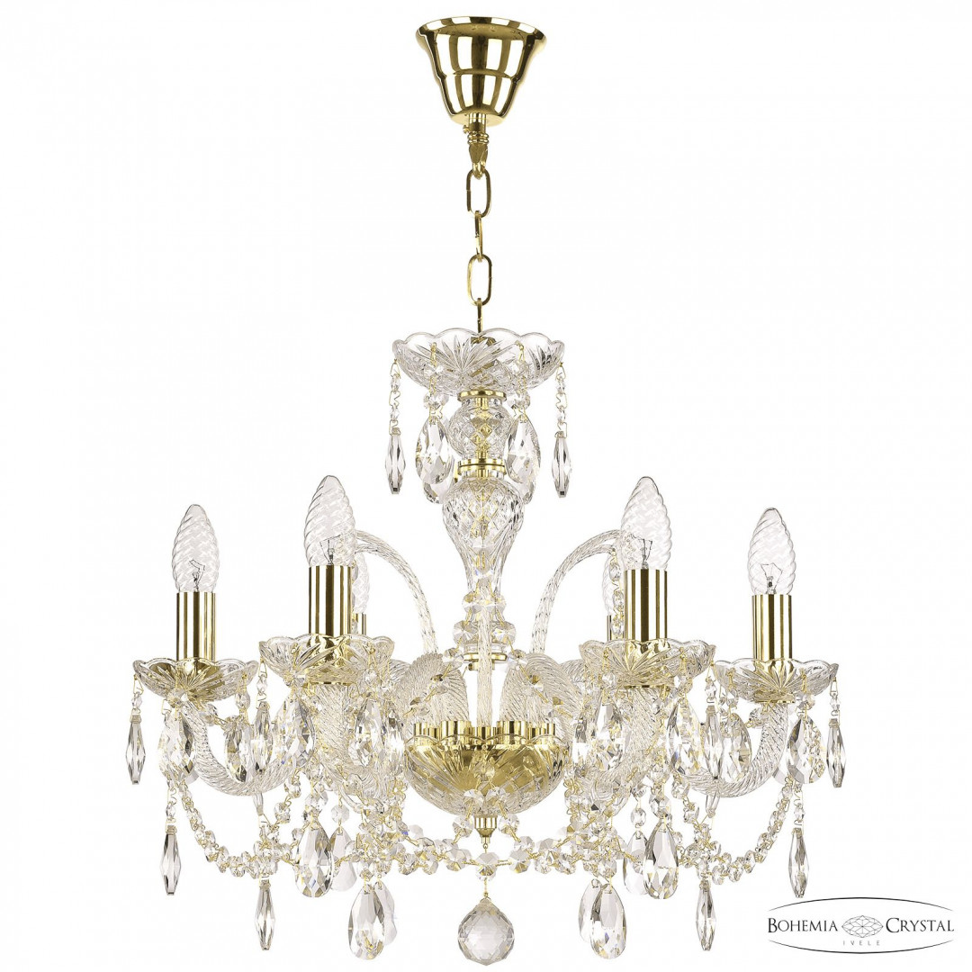 Люстра хрустальная 105/6/165 G Bohemia Ivele Crystal