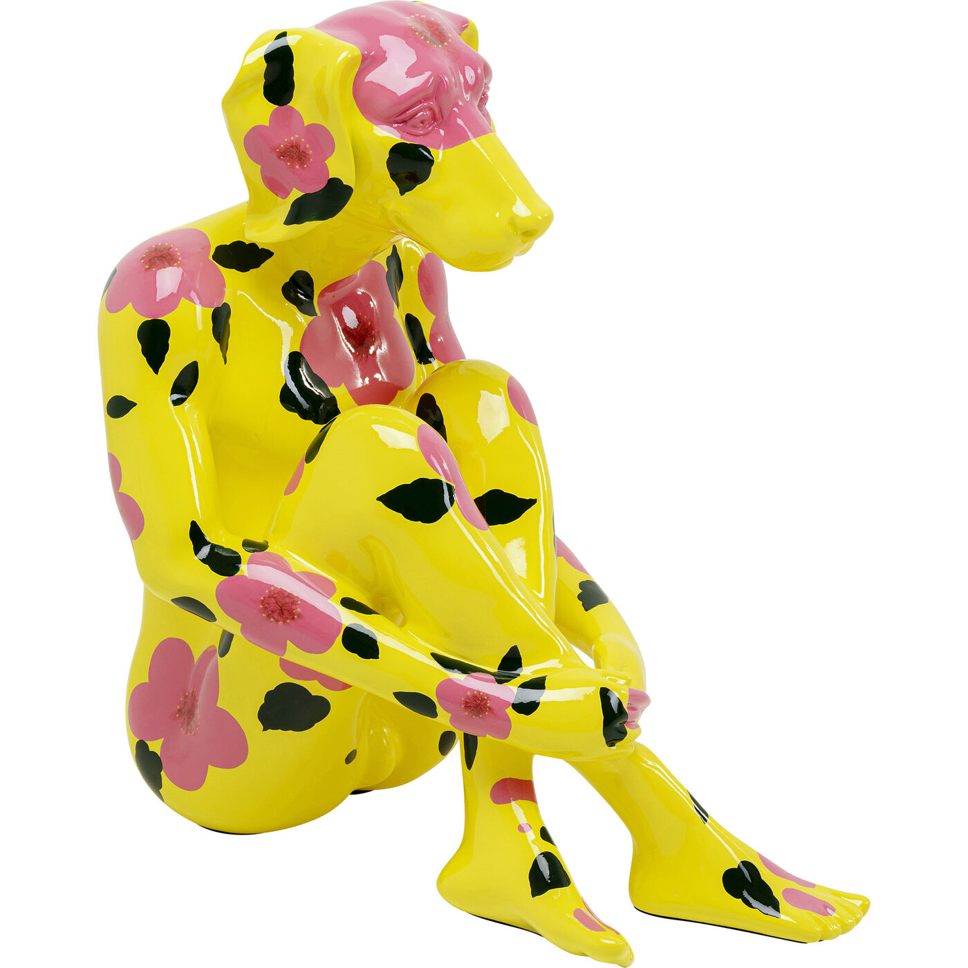 Фигура декоративная Gangster Dog Yellow 80 см KARE 56291