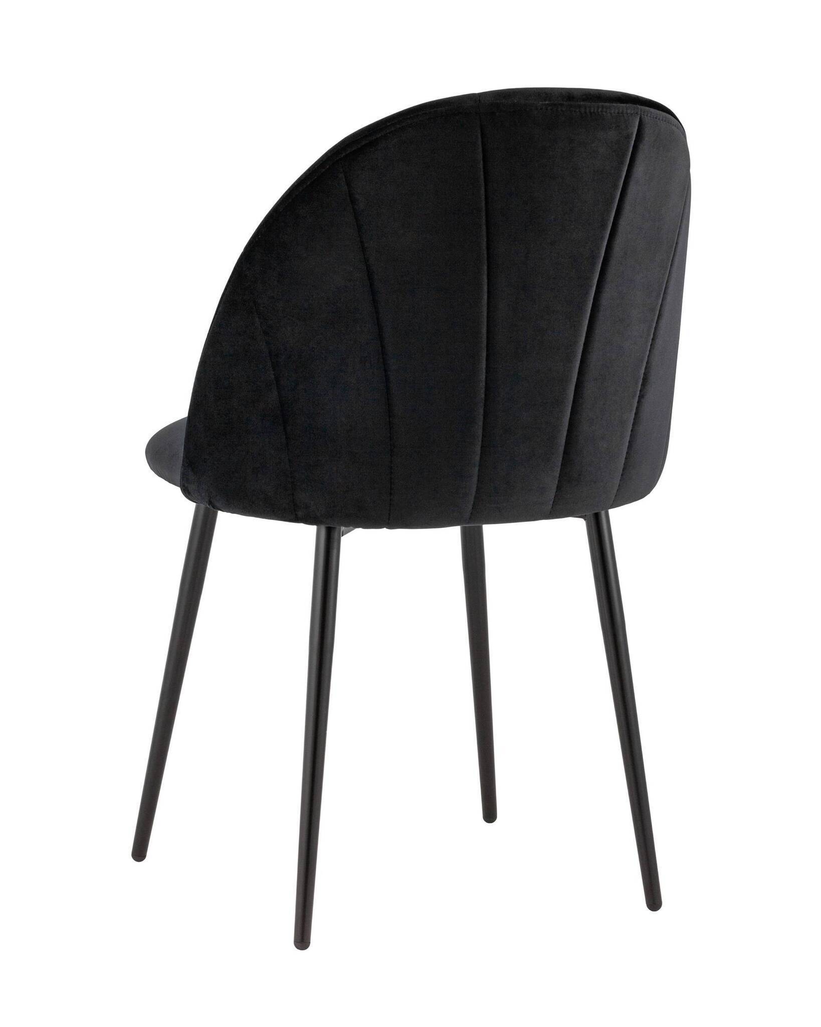 Стул Логан велюр черный Stool Group