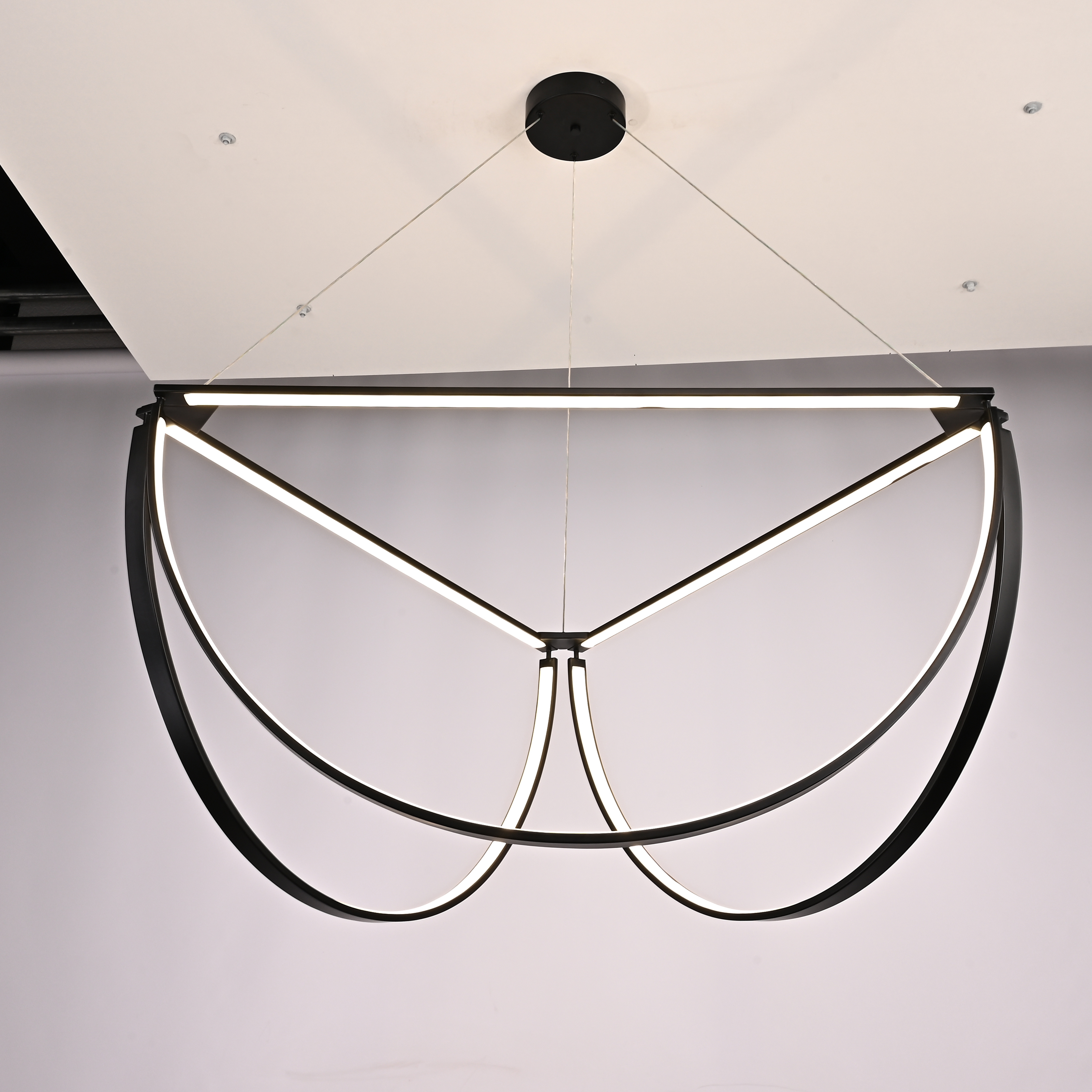 Подвесной светильник SOLANA LIGHT 3 Black by ImperiumLoft