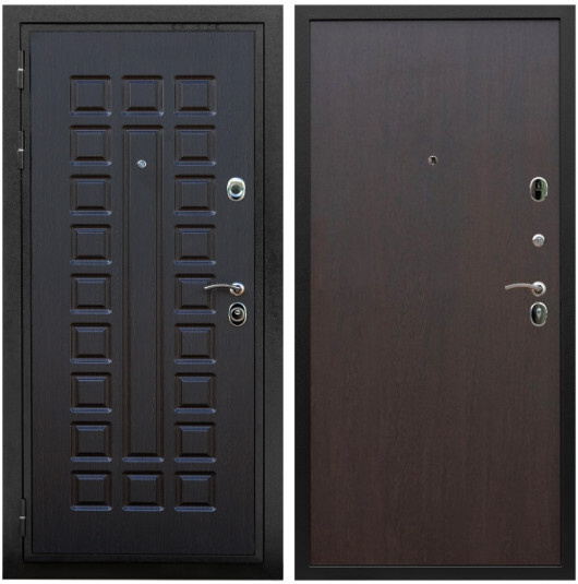 Дверь входная Graf Триумф МДФ 16 мм ФЛ-183 Венге / МДФ 6 мм ПЭ Венге