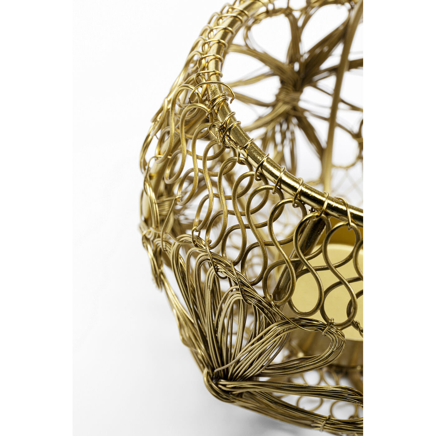 Подсвечник Zora Brass Ø12 см KARE 53885