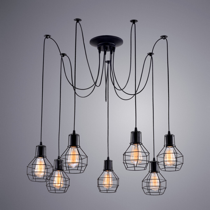 Подвесной светильник Arte Lamp A1109SP-7BK