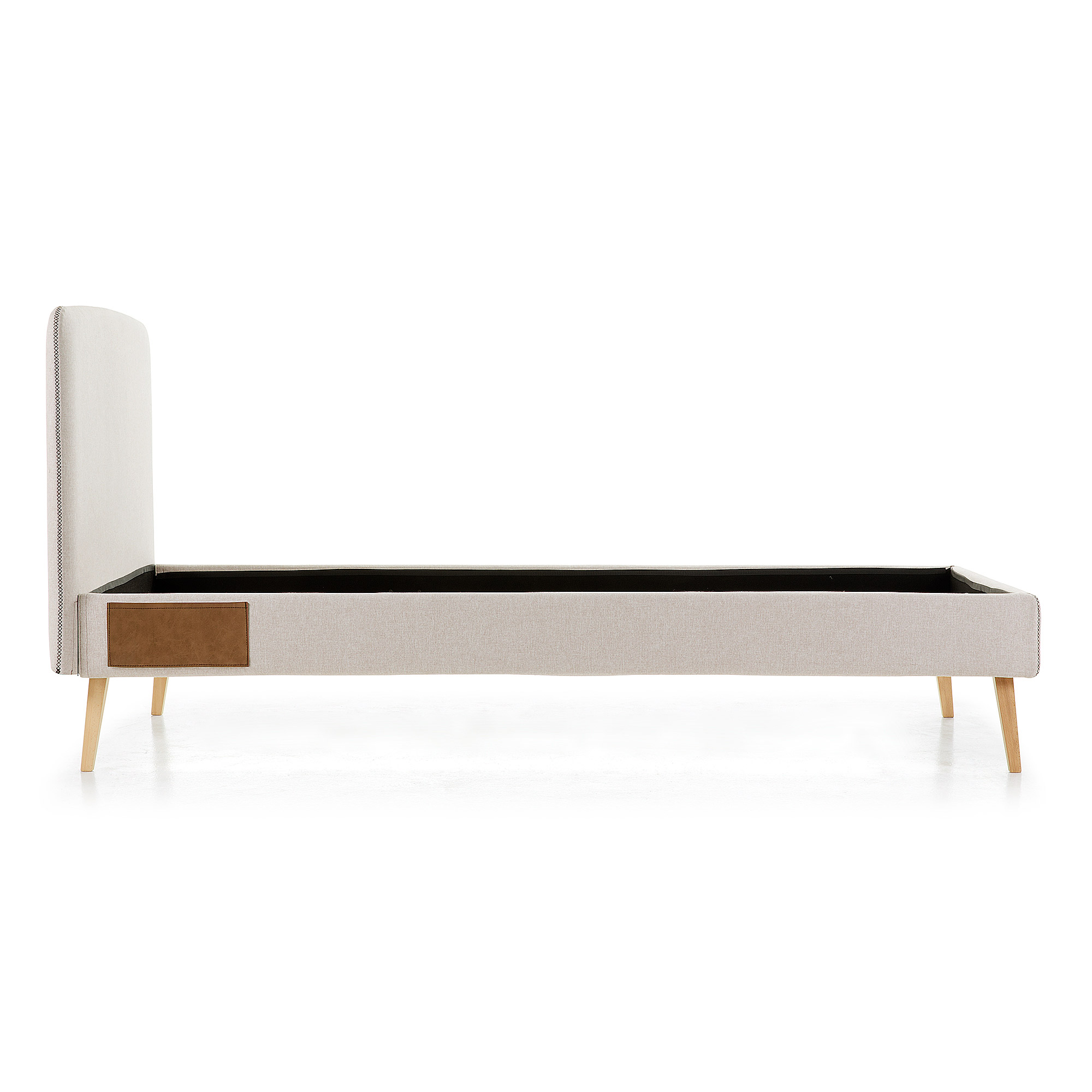 Кровать Lydia 90х190 бежевая La Forma 52258