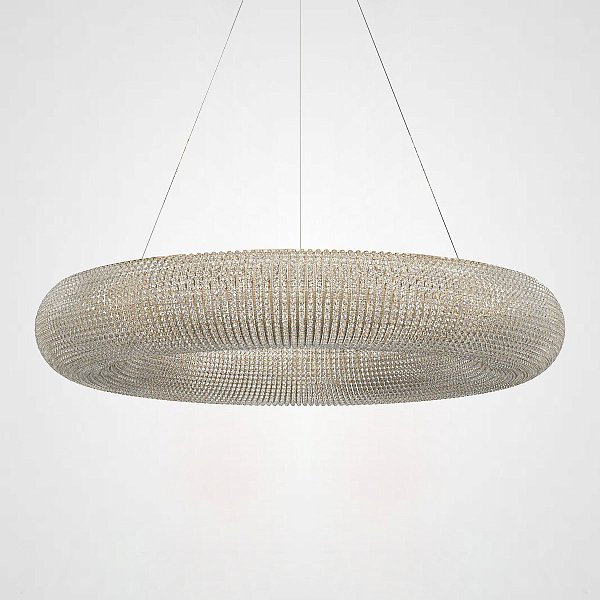 Подвесной светильник Crystal Halo D100 Gold by ImperiumLoft
