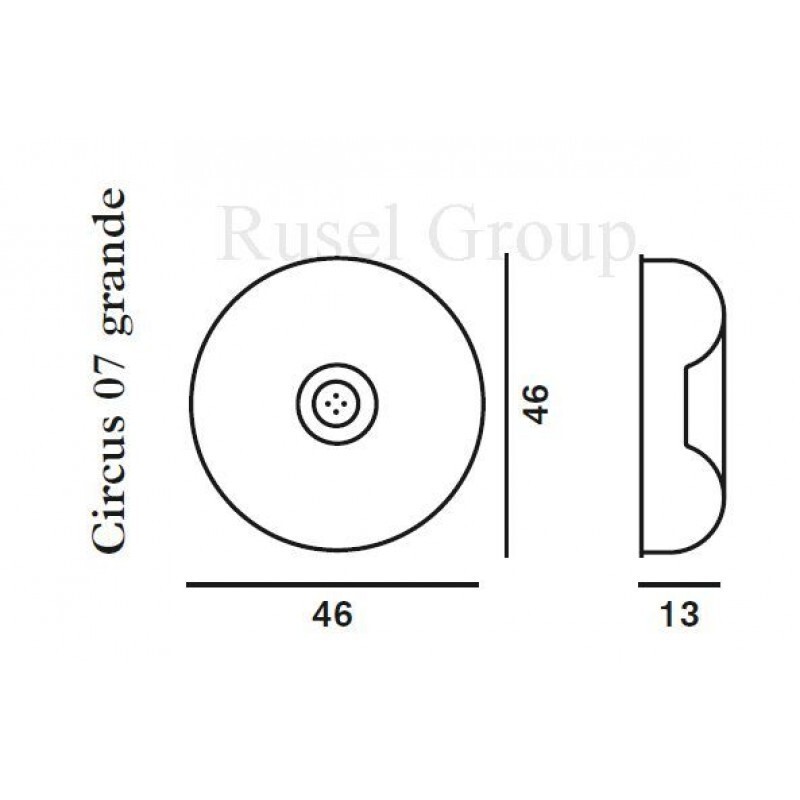 Настенно-потолочный светильник Foscarini Circus 07 grande parete/soffitto