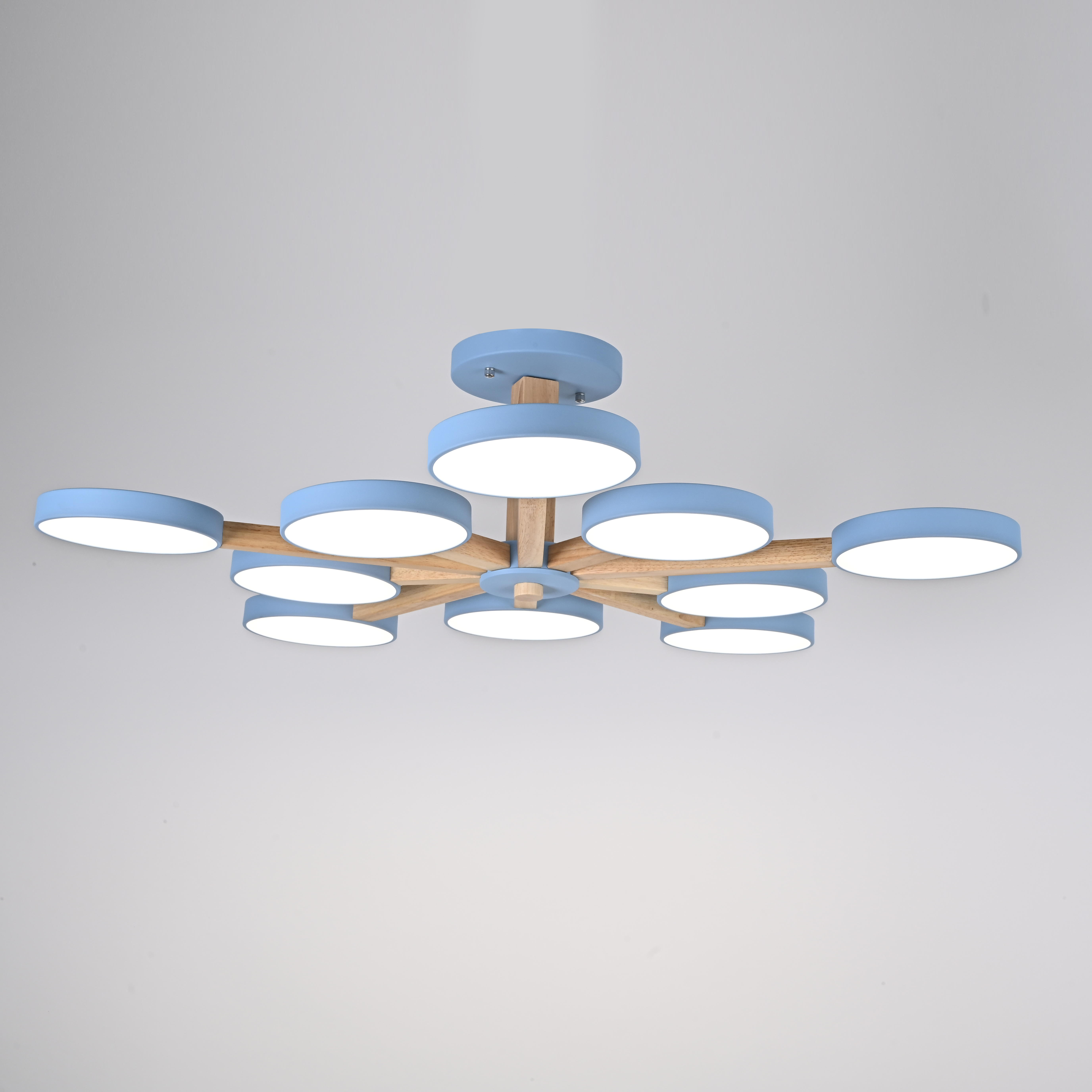 Потолочный светильник TURNA L10 Blue by ImperiumLoft