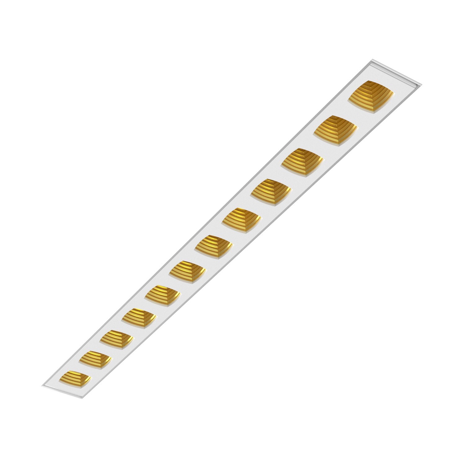 Встраиваемый светодиодный светильник Ledron Strong Style White-Gold 4000K