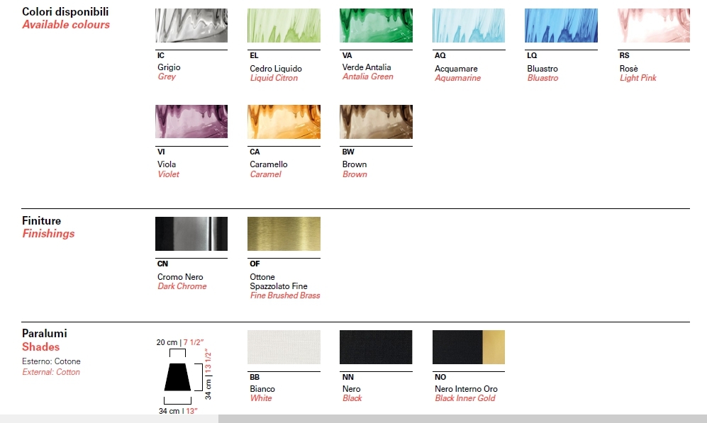 Настольная лампа Barovier & Toso 7056