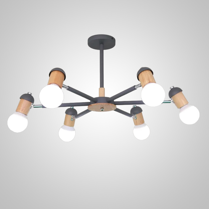 Люстра на штанге MERE D80 Grey by ImperiumLoft