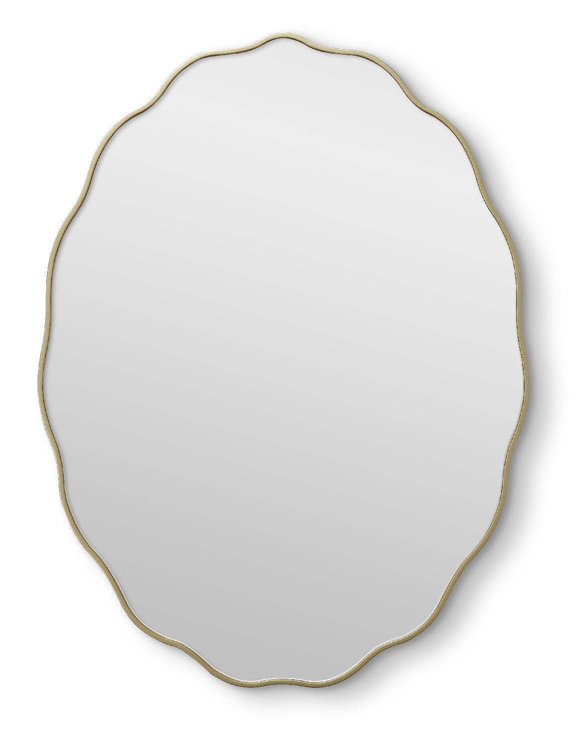 Fancy Oval Gold Зеркало в тонкой раме Smal Art-Zerkalo SM193GL