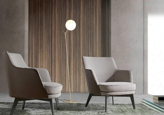 Торшер Atom латунь Aromas del Campo