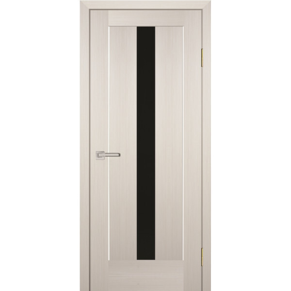 Межкомнатная дверь Graf PS-02 черный лакобель Перламутровый дуб (2000 х 600)