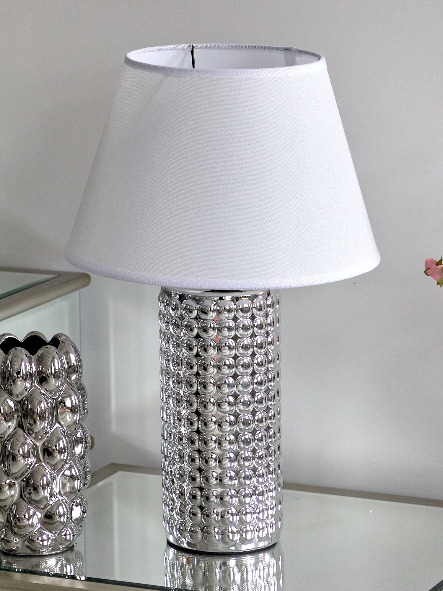 Светильник настольный с абажуром Glasar 74-024