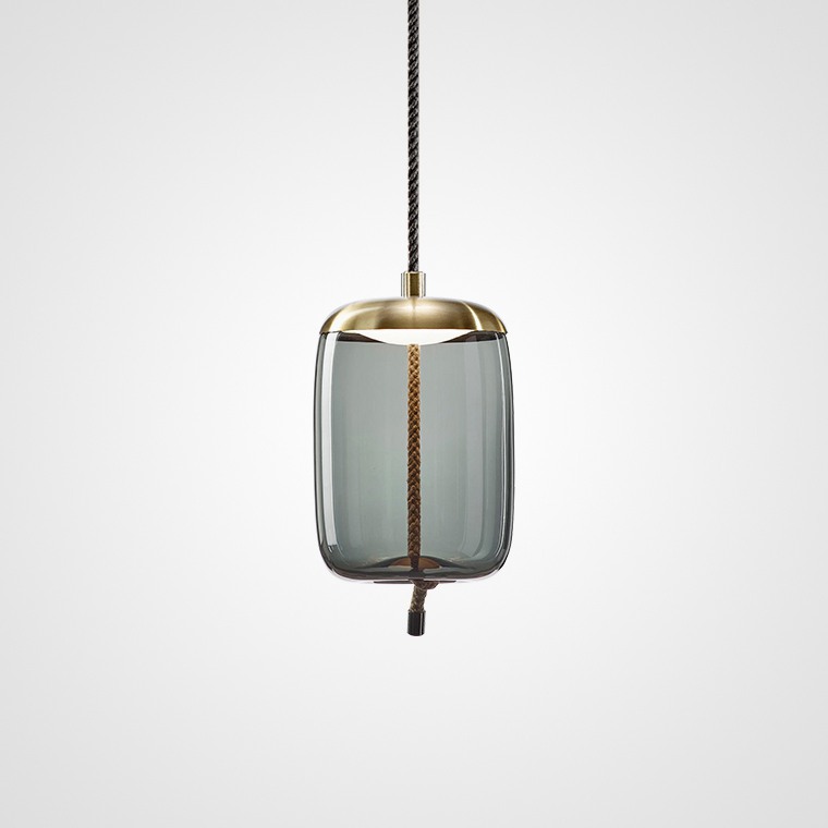 Подвесной светильник WICK B Дымчатый by ImperiumLoft