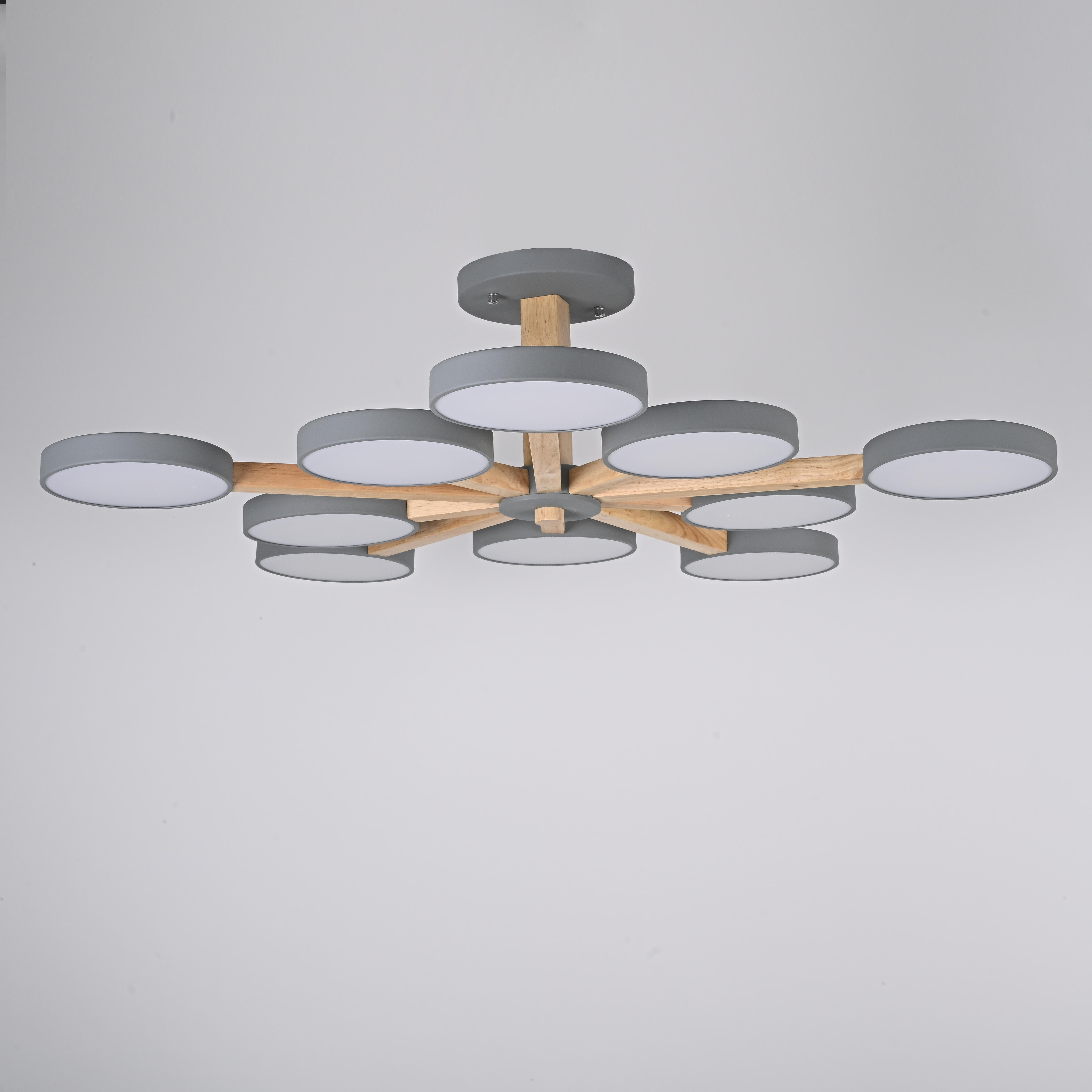 Потолочный светильник TURNA L10 Grey by ImperiumLoft